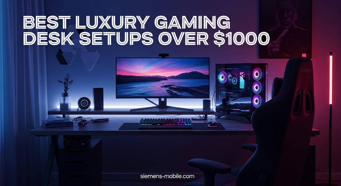 Best Luxury Gaming Desk Setups Over $1000