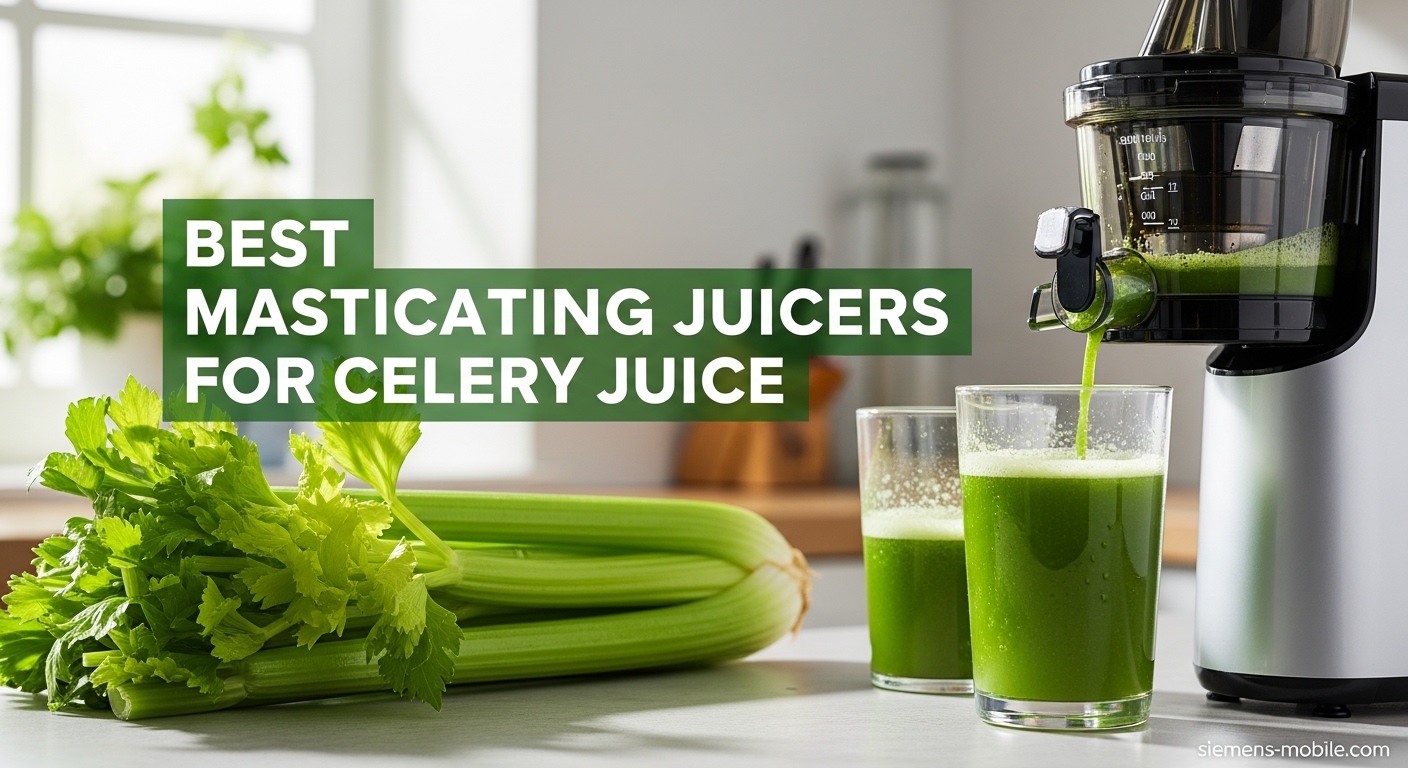 Best Masticating Juicers for Celery Juice