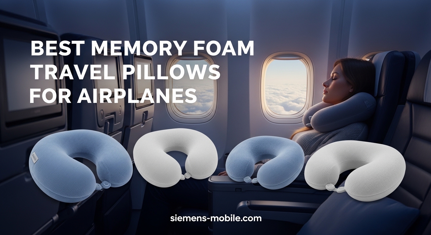 Best Memory Foam Travel Pillows for Airplanes