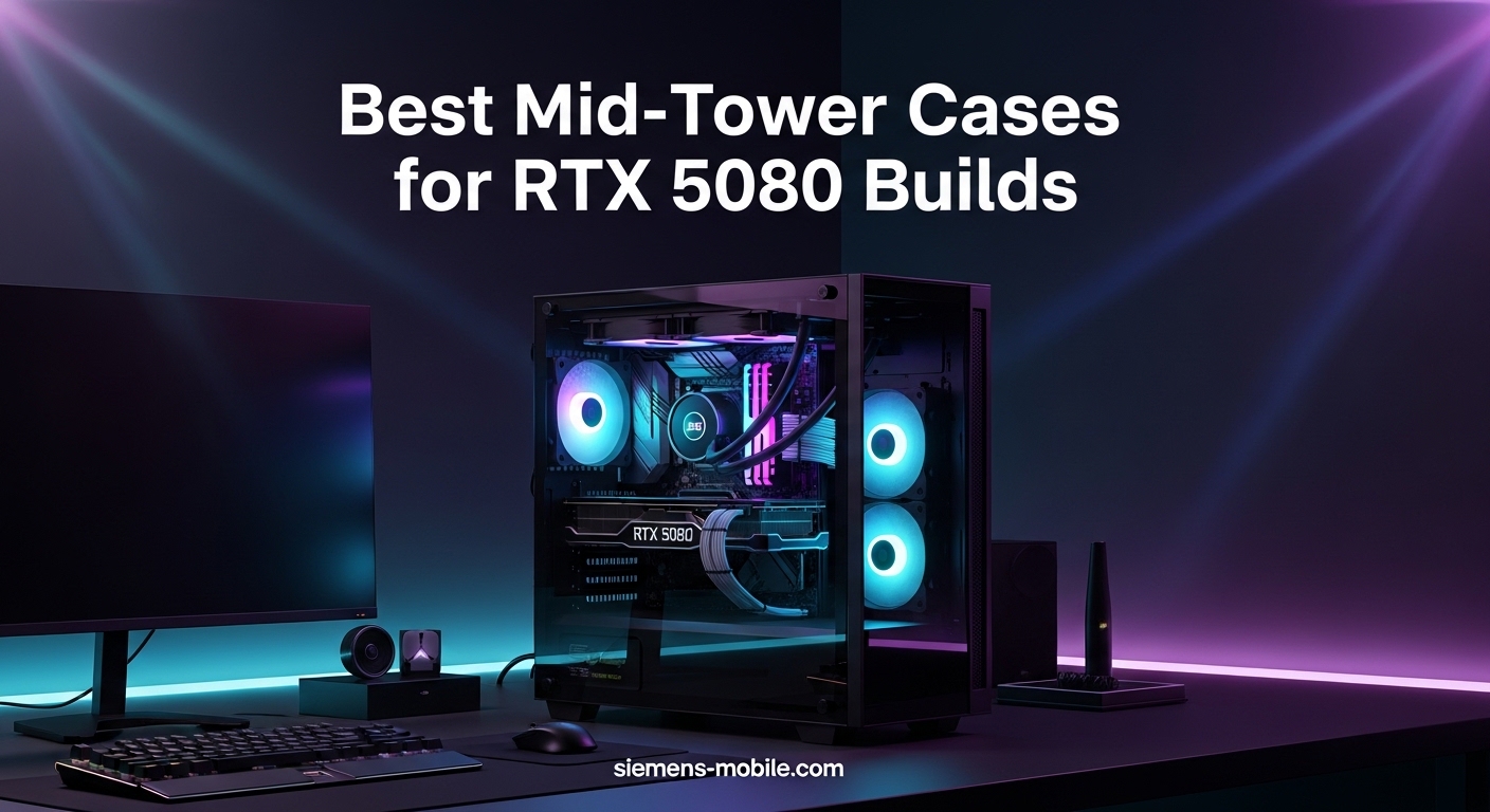 Best Mid-Tower Cases for RTX 5080 Builds