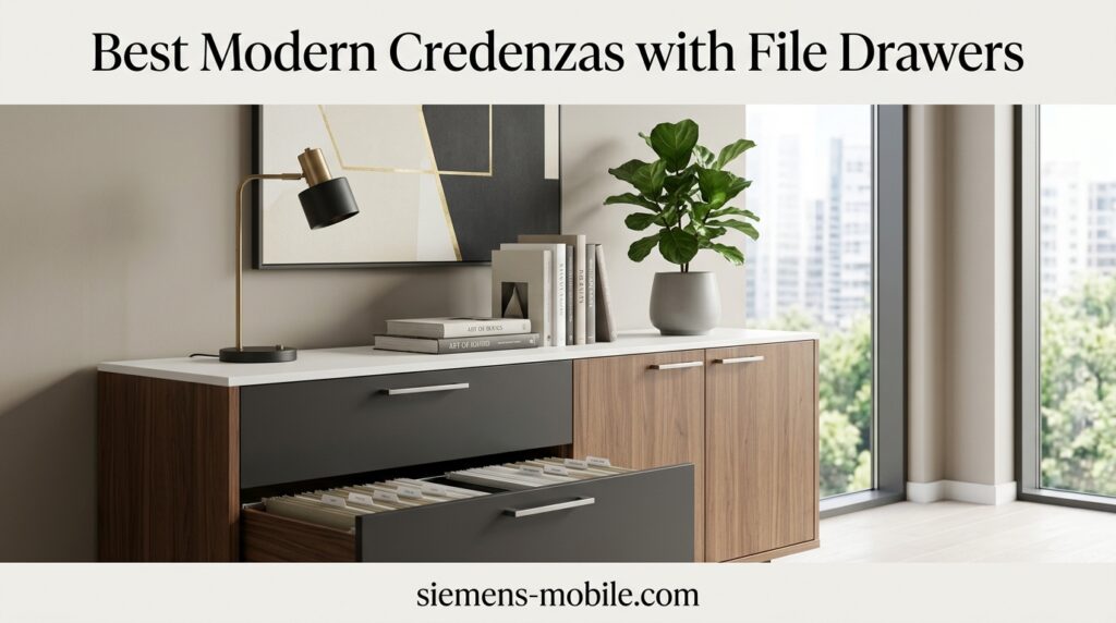 Best Modern Credenzas with File Drawers