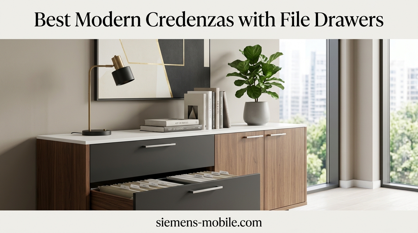 Best Modern Credenzas with File Drawers