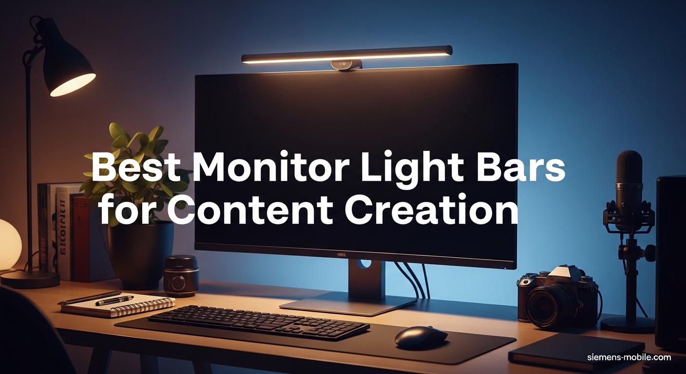 Best Monitor Light Bars for Content Creation
