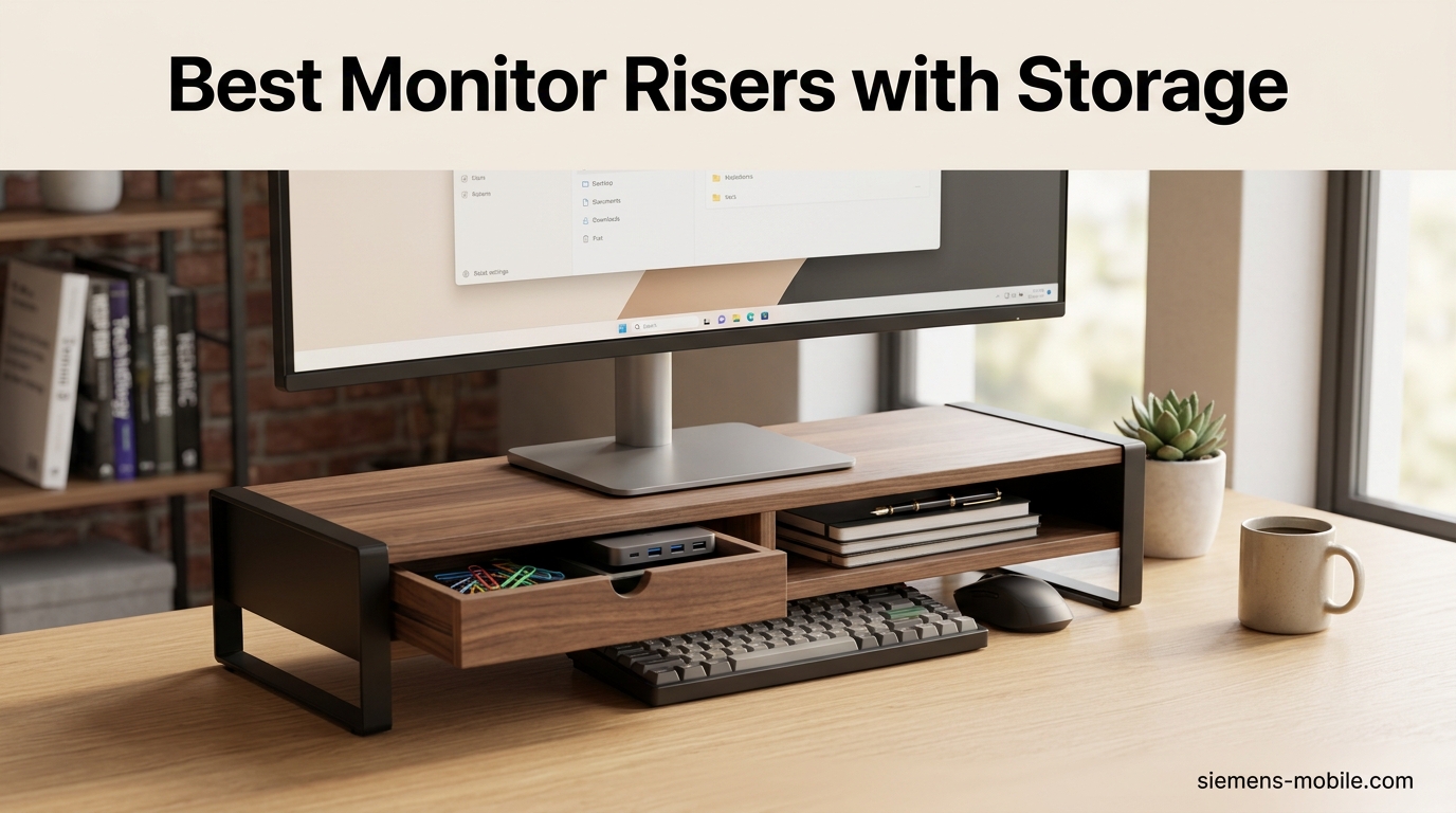 Best Monitor Risers with Storage