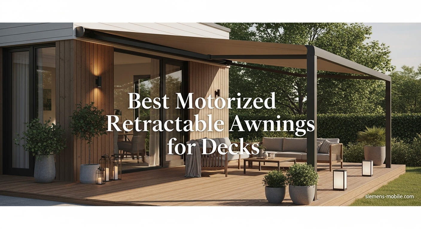 Best Motorized Retractable Awnings for Decks