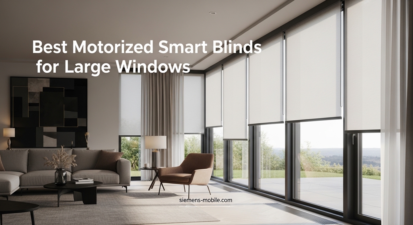 Best Motorized Smart Blinds for Large Windows