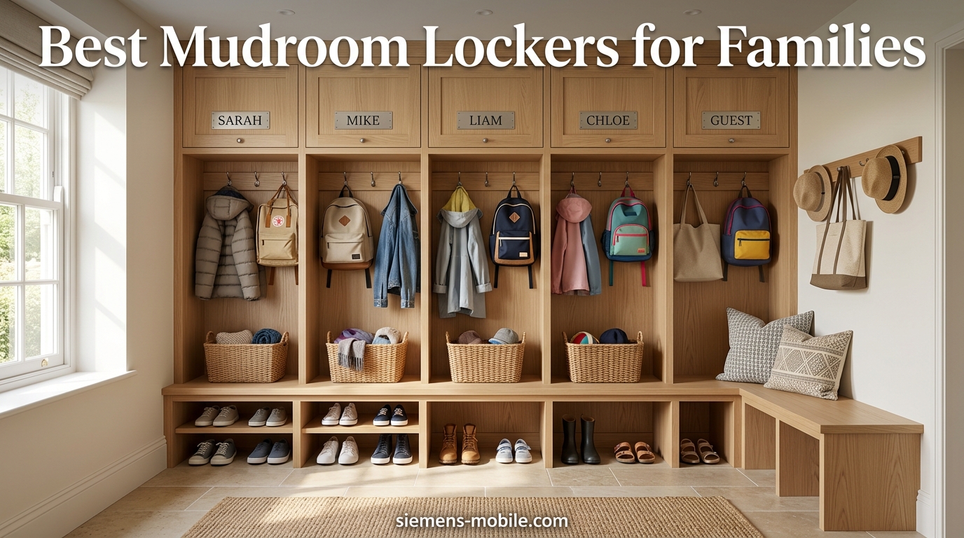 Best Mudroom Lockers for Families