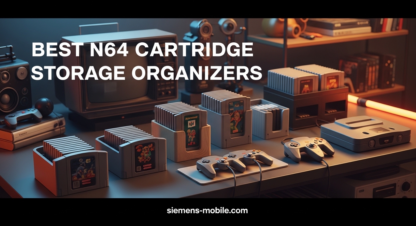 Best N64 Cartridge Storage Organizers