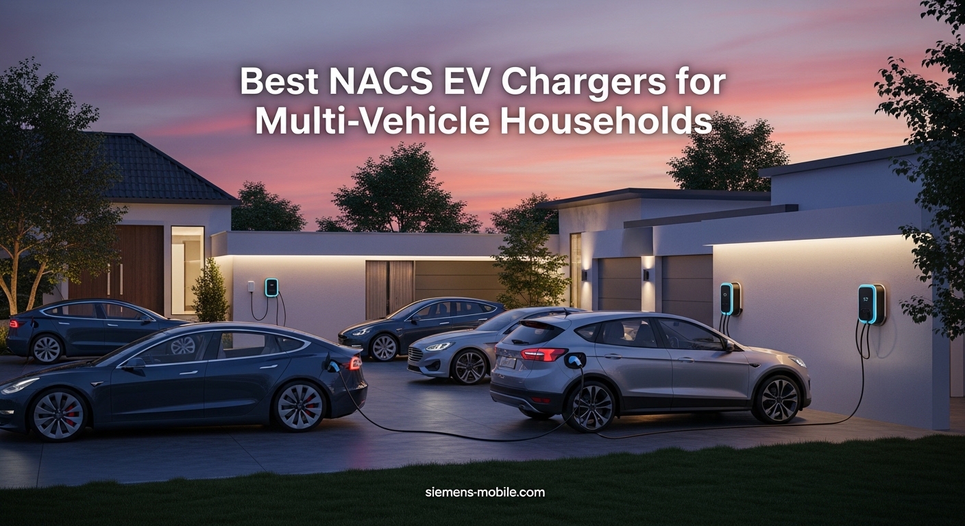 Best NACS EV Chargers for Multi-Vehicle Households