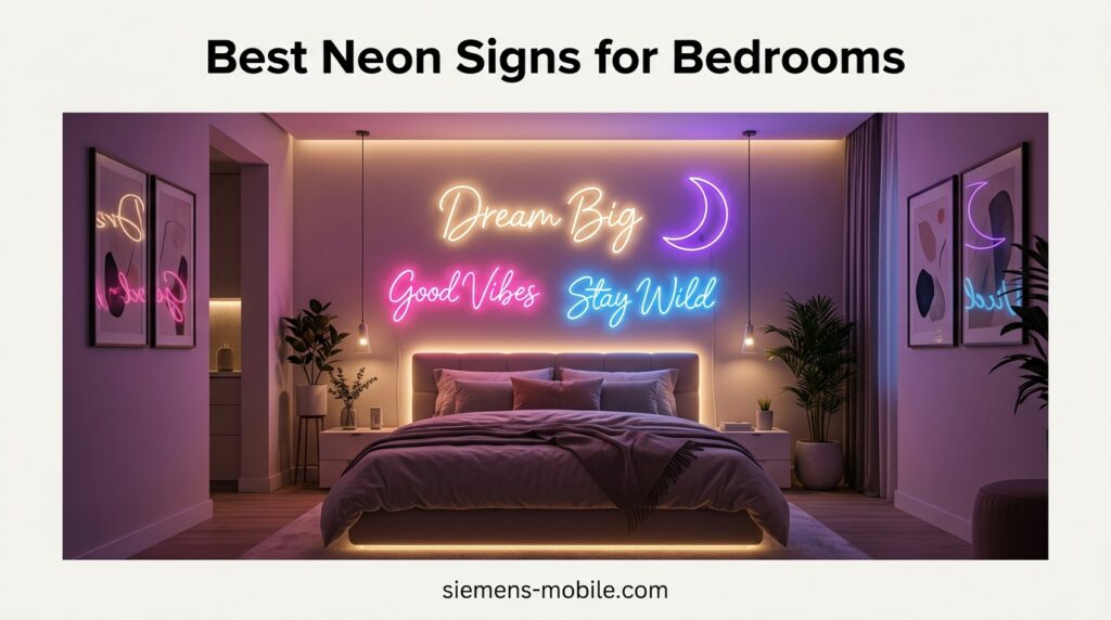 Best Neon Signs for Bedrooms