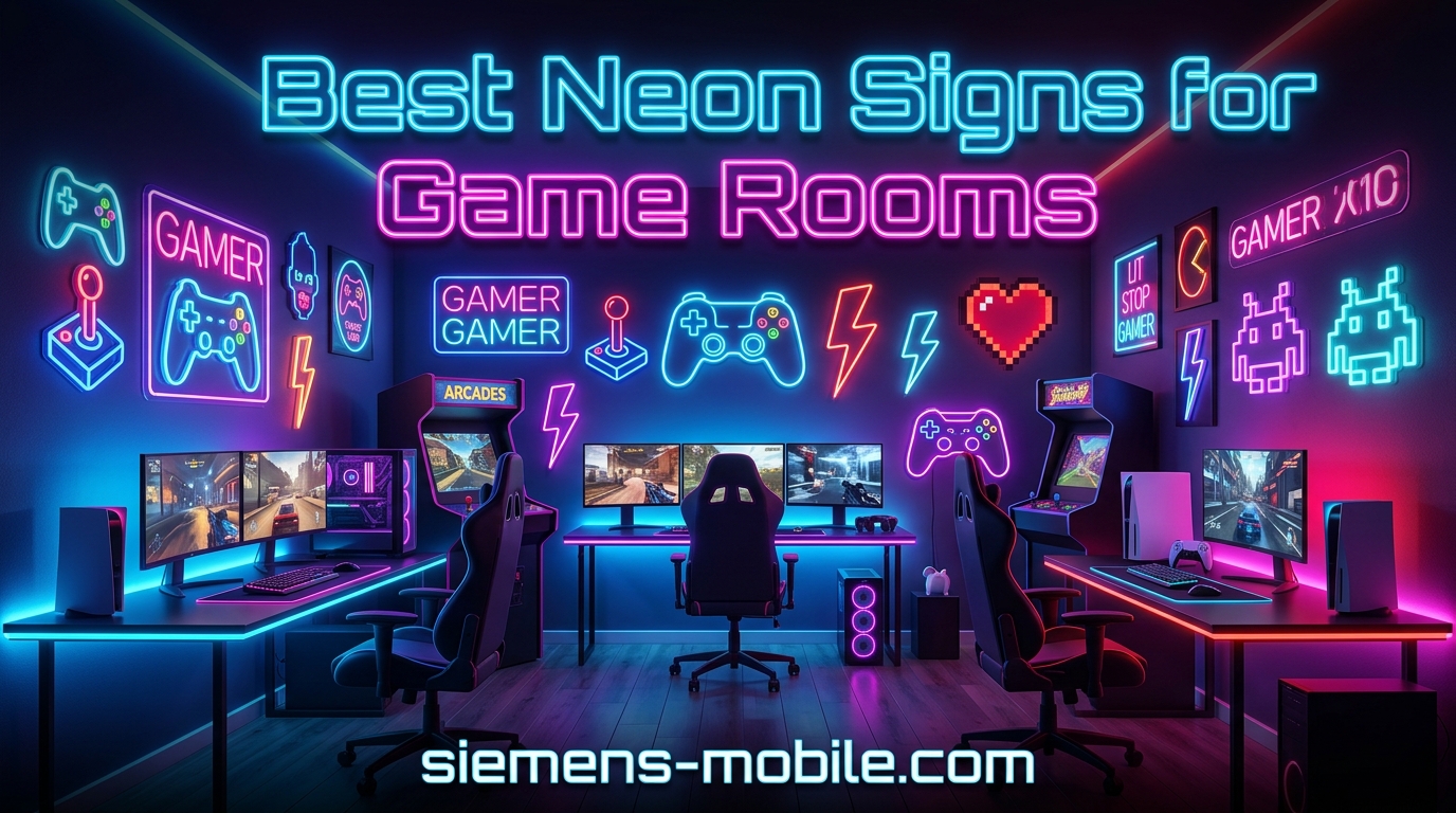 Best Neon Signs for Game Rooms