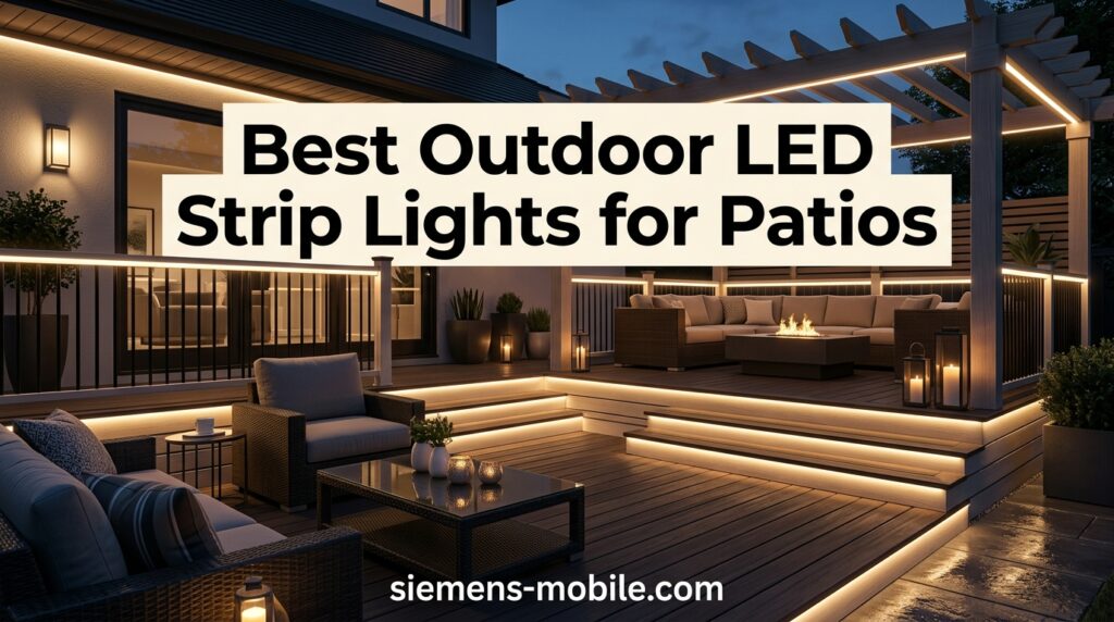 Best Outdoor LED Strip Lights for Patios