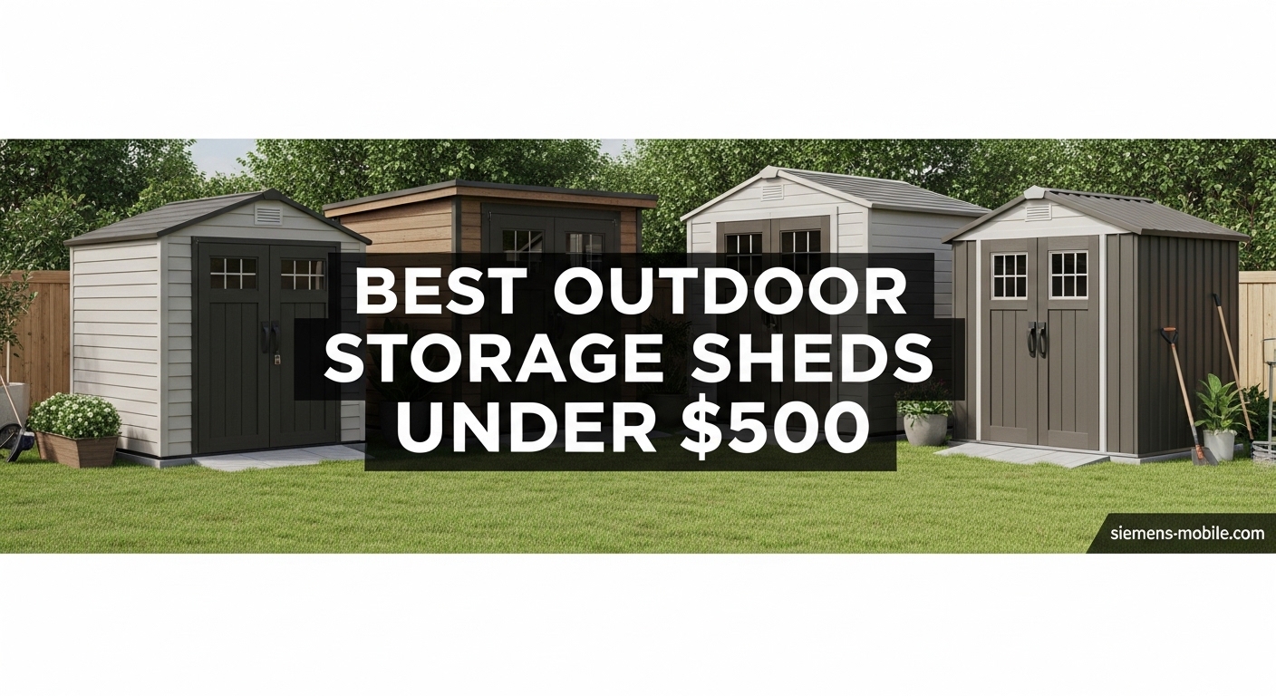 Best Outdoor Storage Sheds Under $500