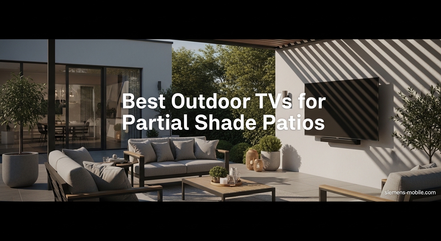 Best Outdoor TVs for Partial Shade Patios