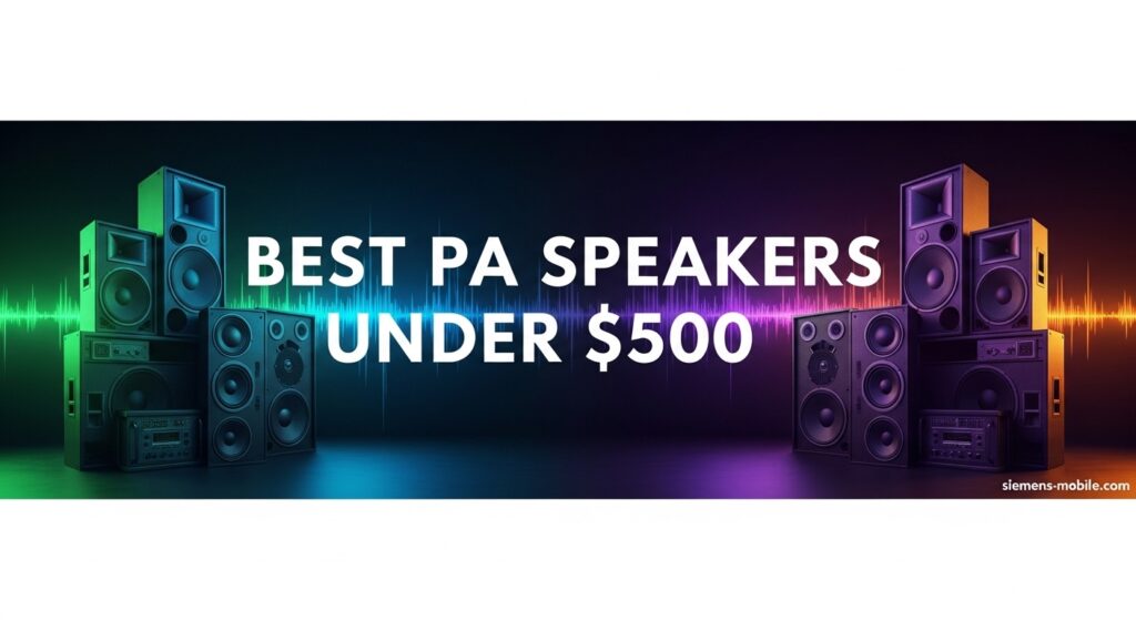 Best PA Speakers Under $500