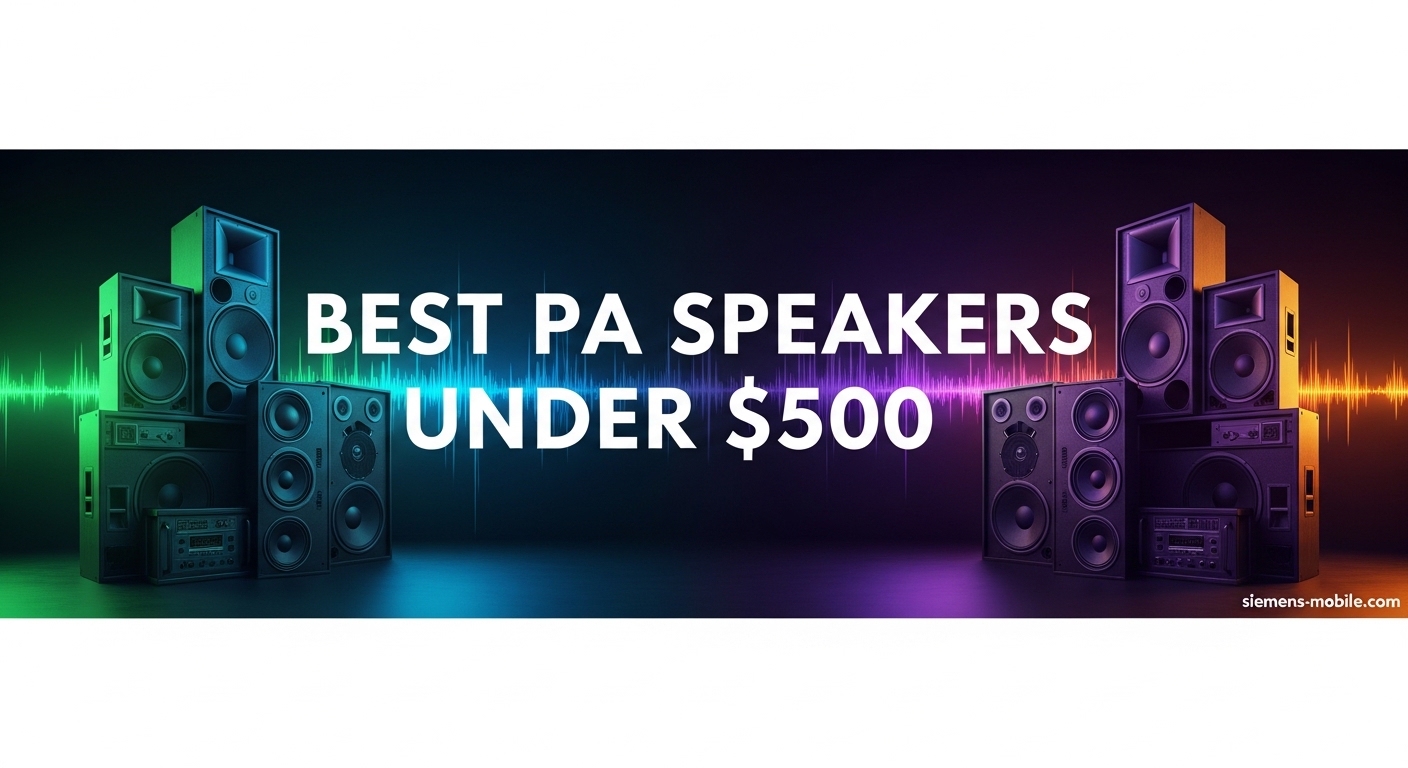 Best PA Speakers Under $500