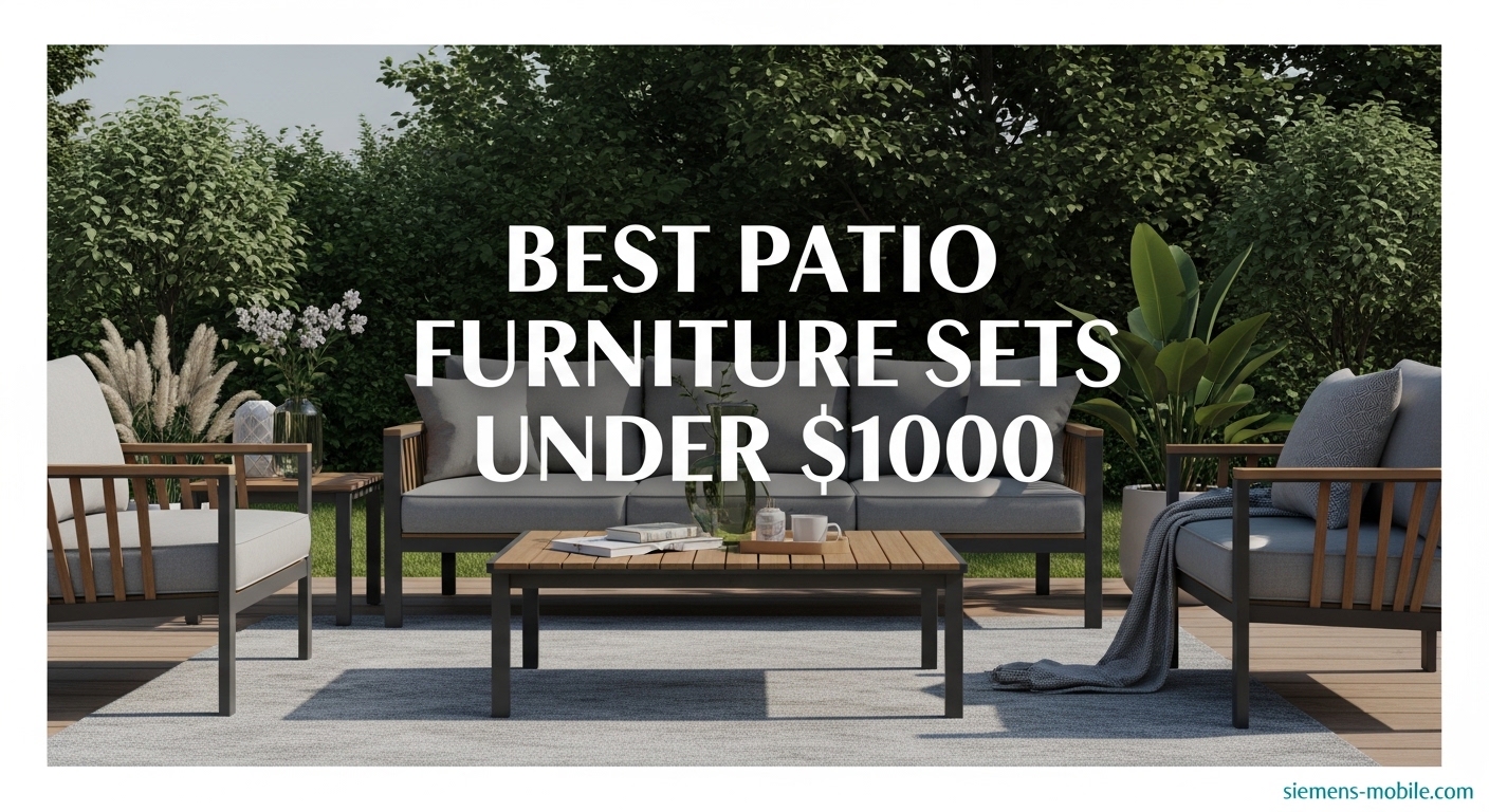 Best Patio Furniture Sets Under $1000