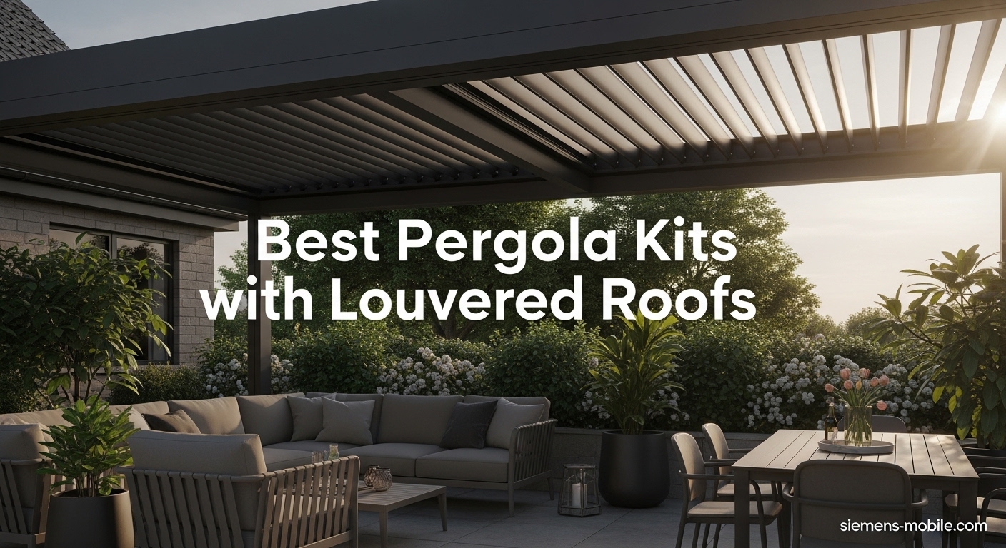 Best Pergola Kits with Louvered Roofs