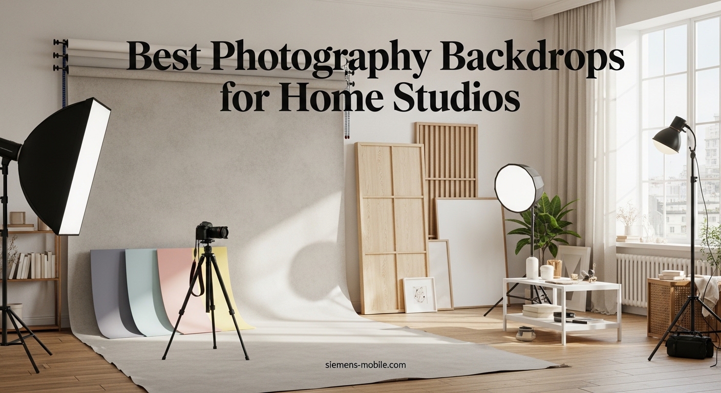 Best Photography Backdrops for Home Studios