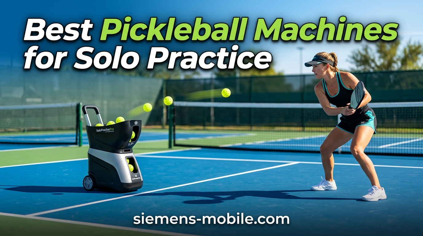 Best Pickleball Machines for Solo Practice