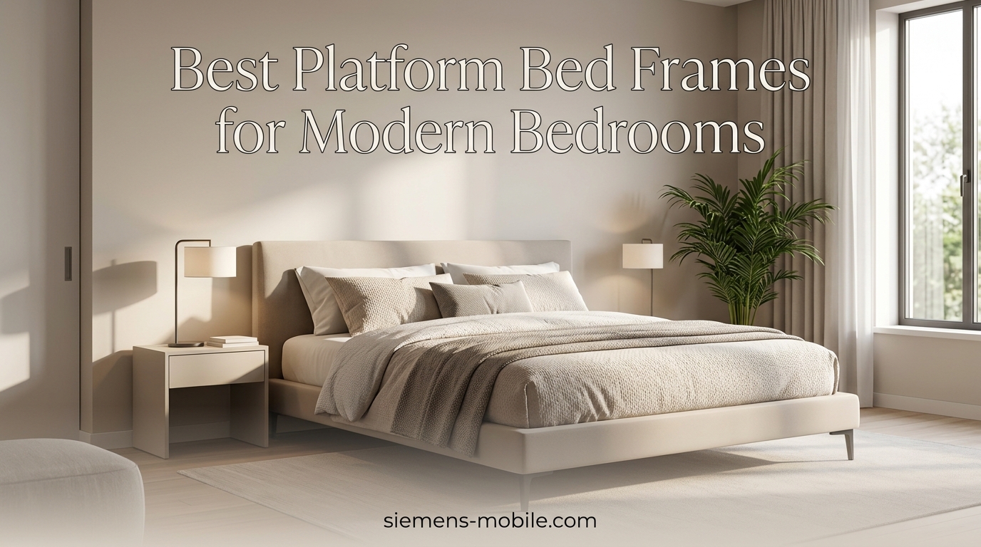 Best Platform Bed Frames for Modern Bedrooms