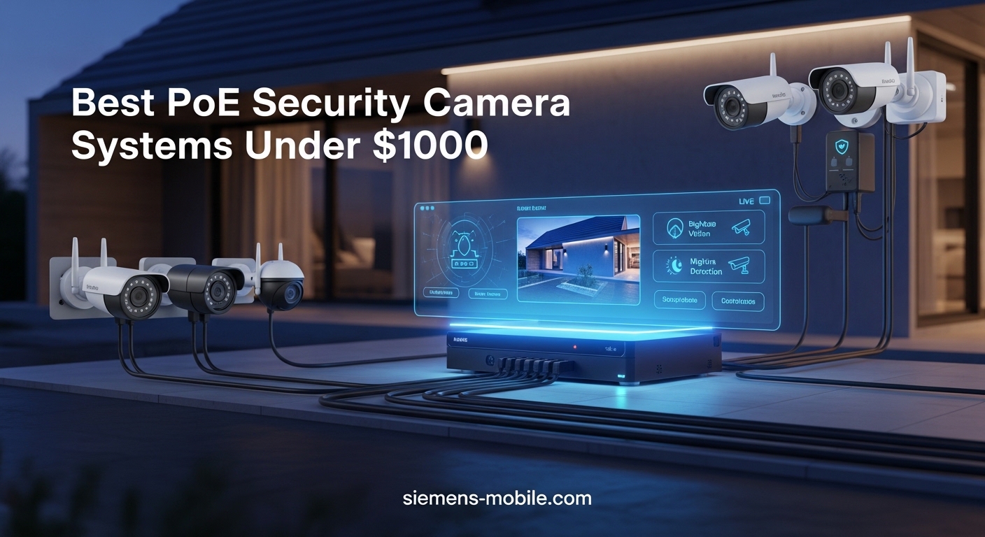 Best PoE Security Camera Systems Under $1000