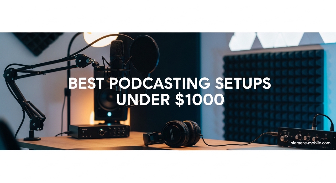 Best Podcasting Setups Under $1000