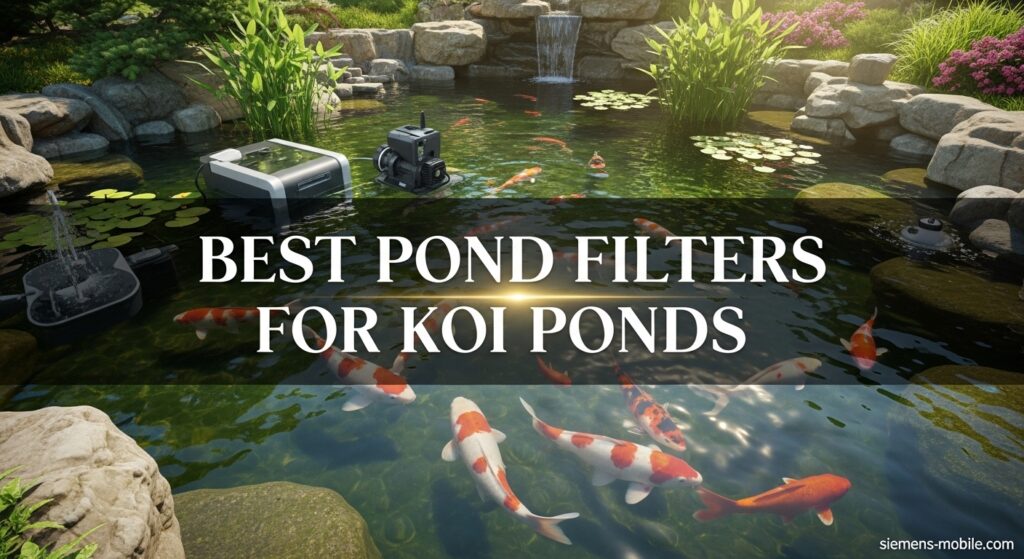 Best Pond Filters for Koi Ponds