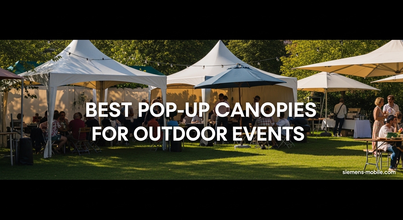 Best Pop-Up Canopies for Outdoor Events