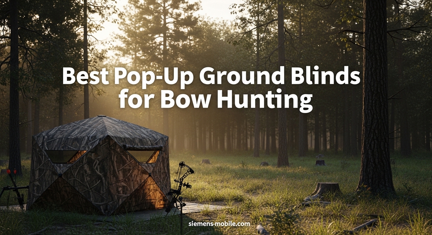 Best Pop-Up Ground Blinds for Bow Hunting