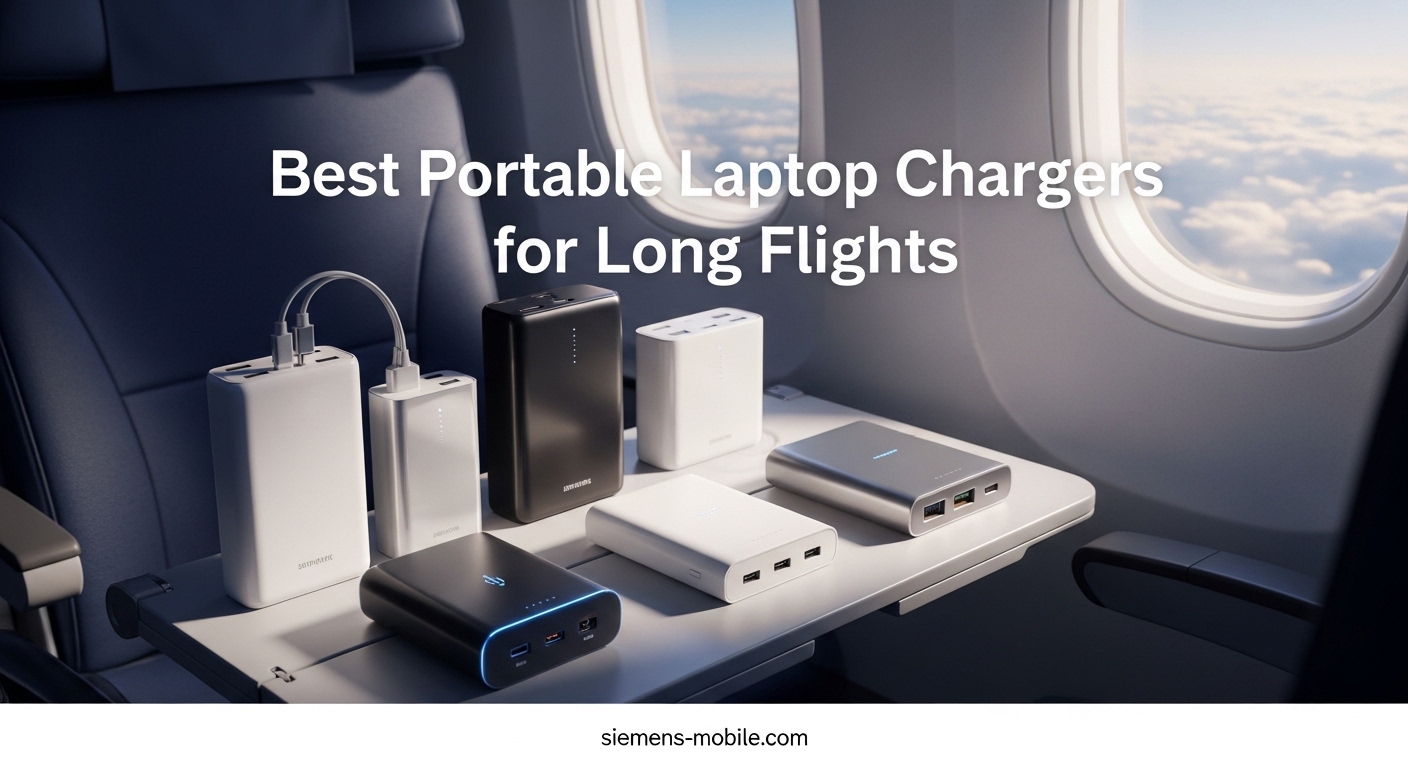 Best Portable Laptop Chargers for Long Flights