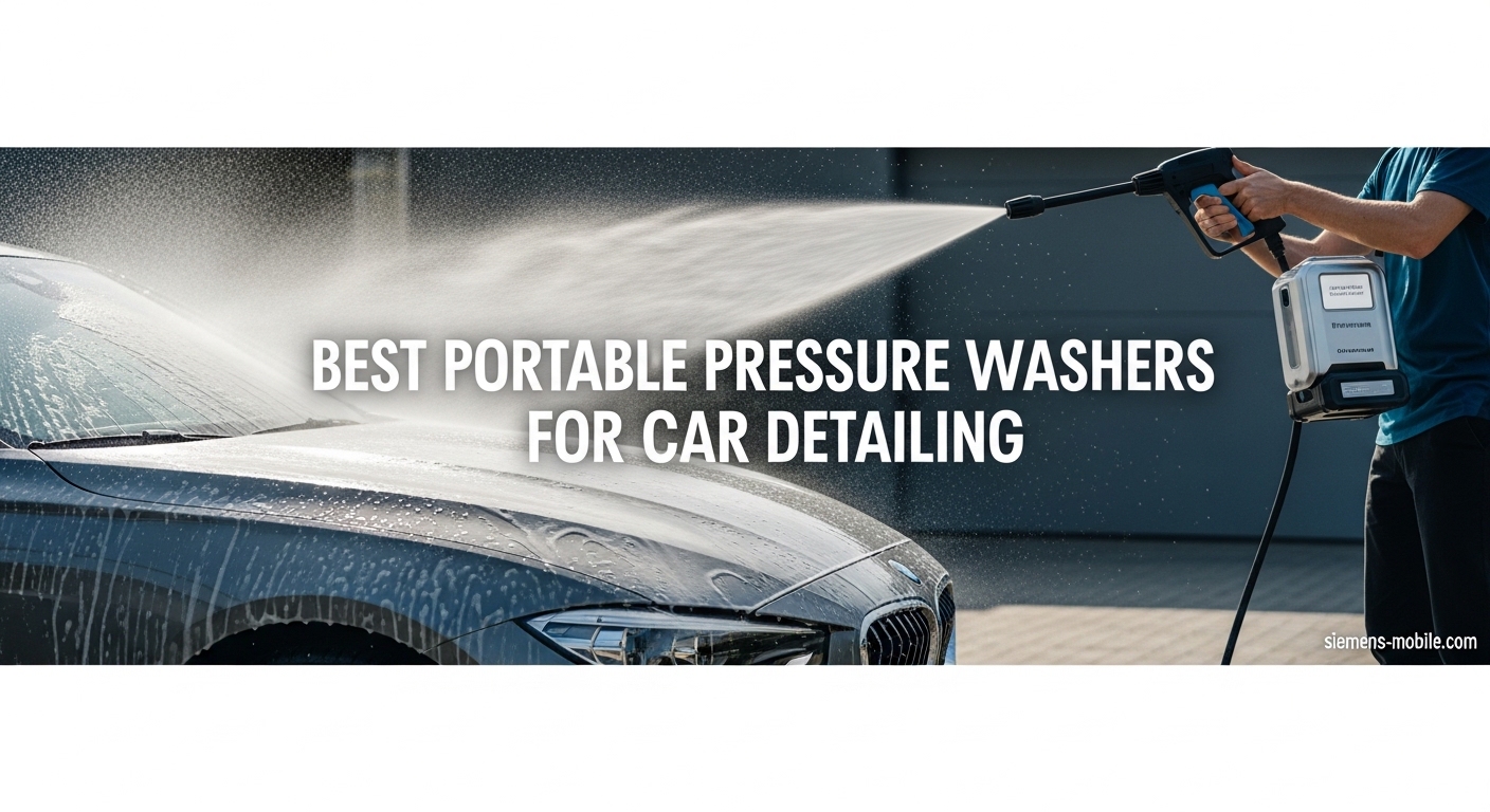 Best Portable Pressure Washers for Car Detailing