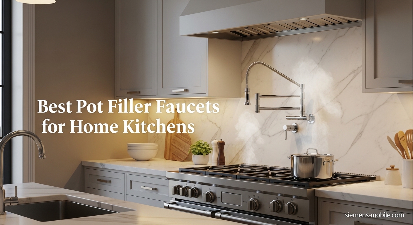 Best Pot Filler Faucets for Home Kitchens