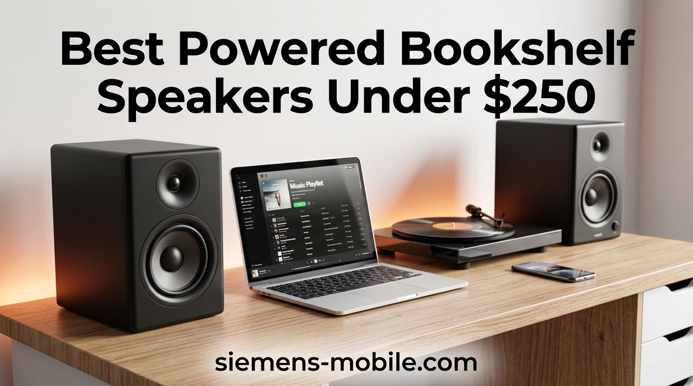 Best Powered Bookshelf Speakers Under $250