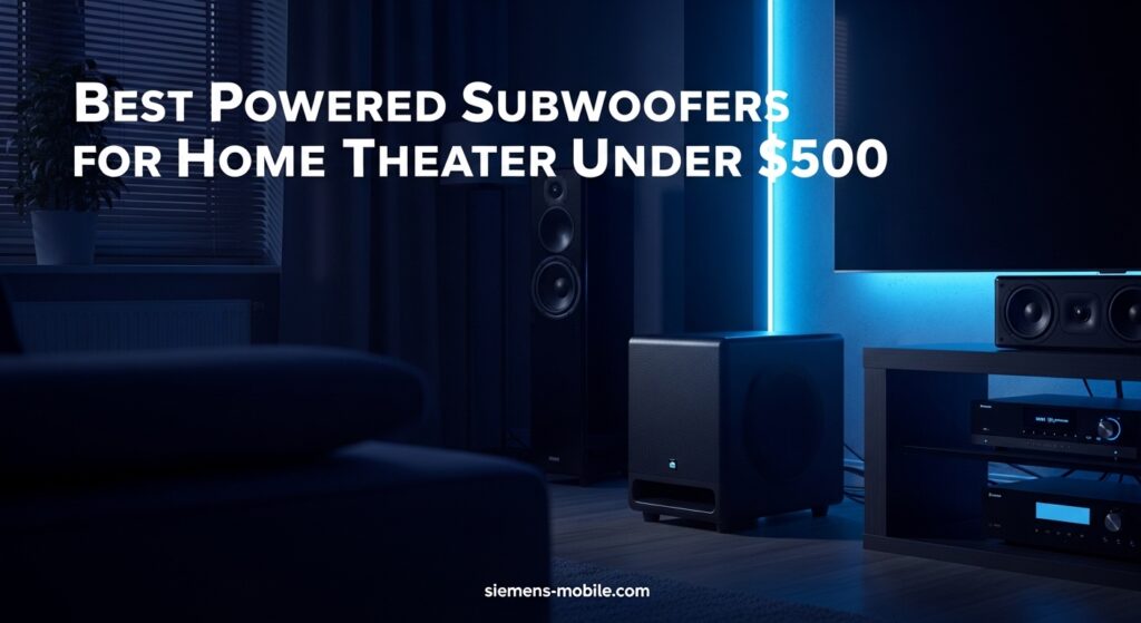 Best Powered Subwoofers for Home Theater Under $500