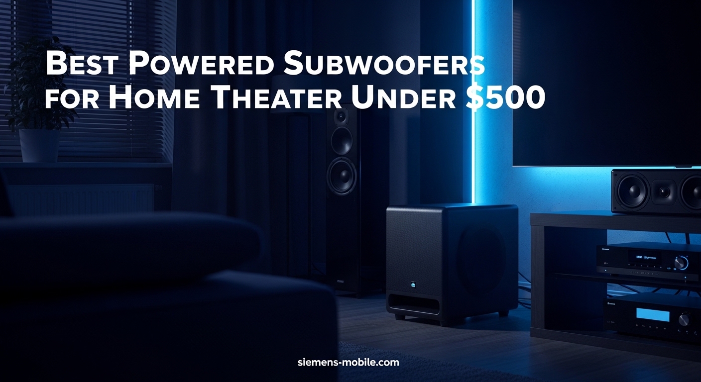 Best Powered Subwoofers for Home Theater Under $500