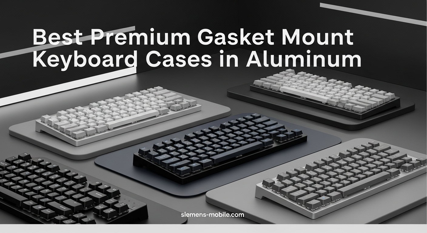 Best Premium Gasket Mount Keyboard Cases in Aluminum