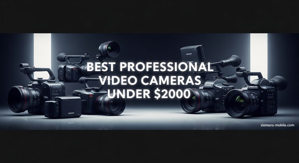 Best Professional Video Cameras Under $2000