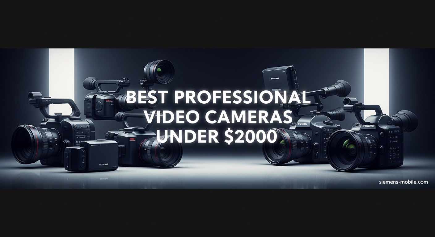 Best Professional Video Cameras Under $2000