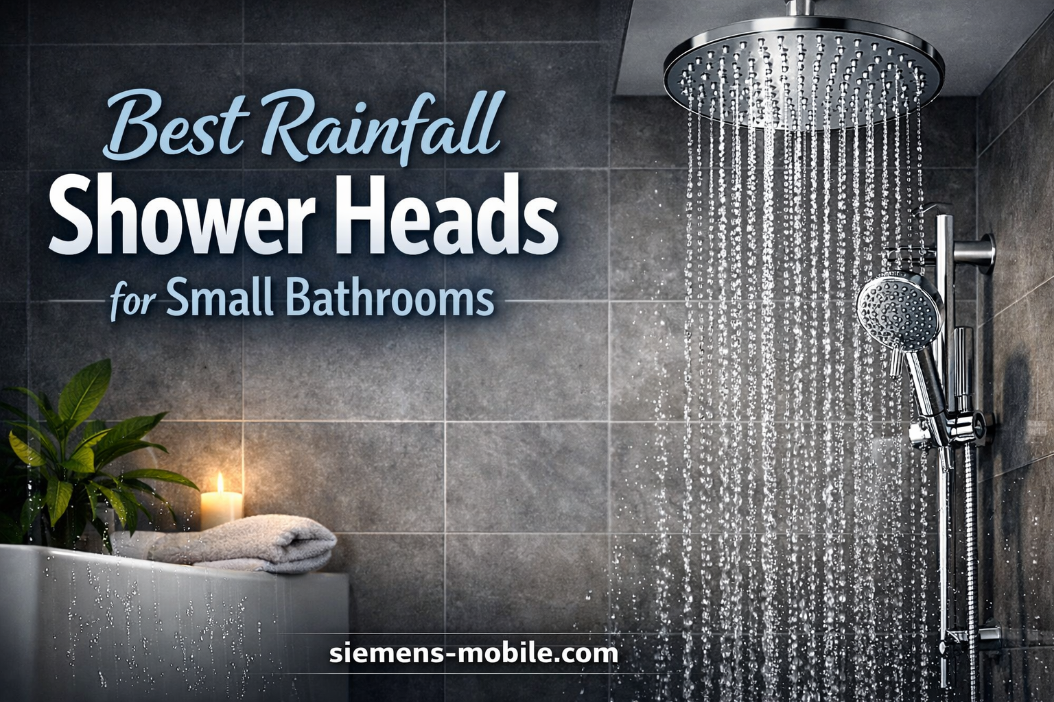 Best Rainfall Shower Heads for Small Bathrooms