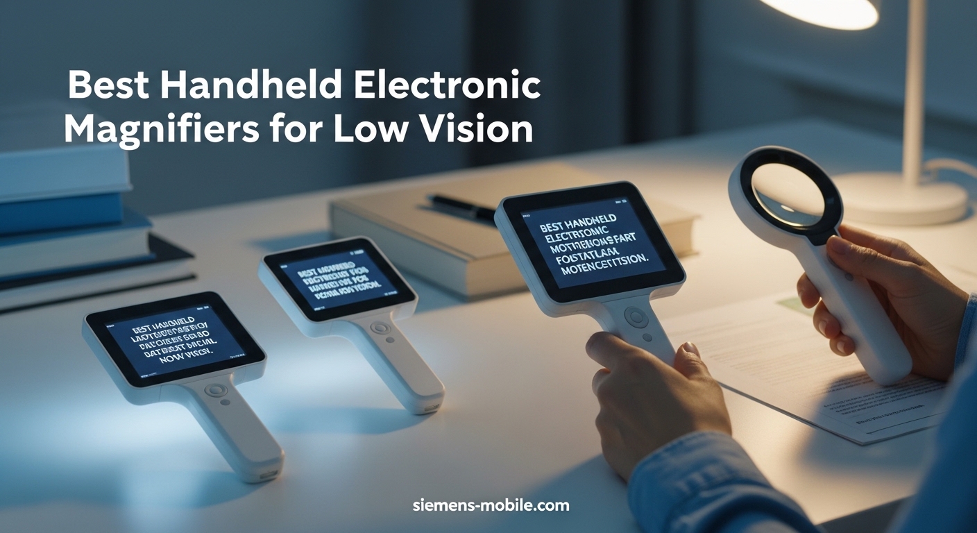 Best Handheld Electronic Magnifiers for Low Vision