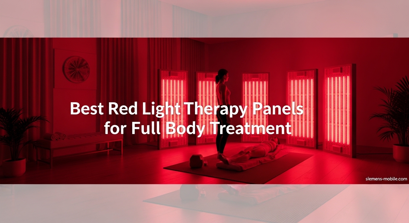 Best Red Light Therapy Panels for Full Body Treatment