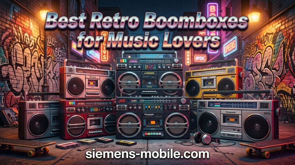 Best Retro Boomboxes for Music Lovers