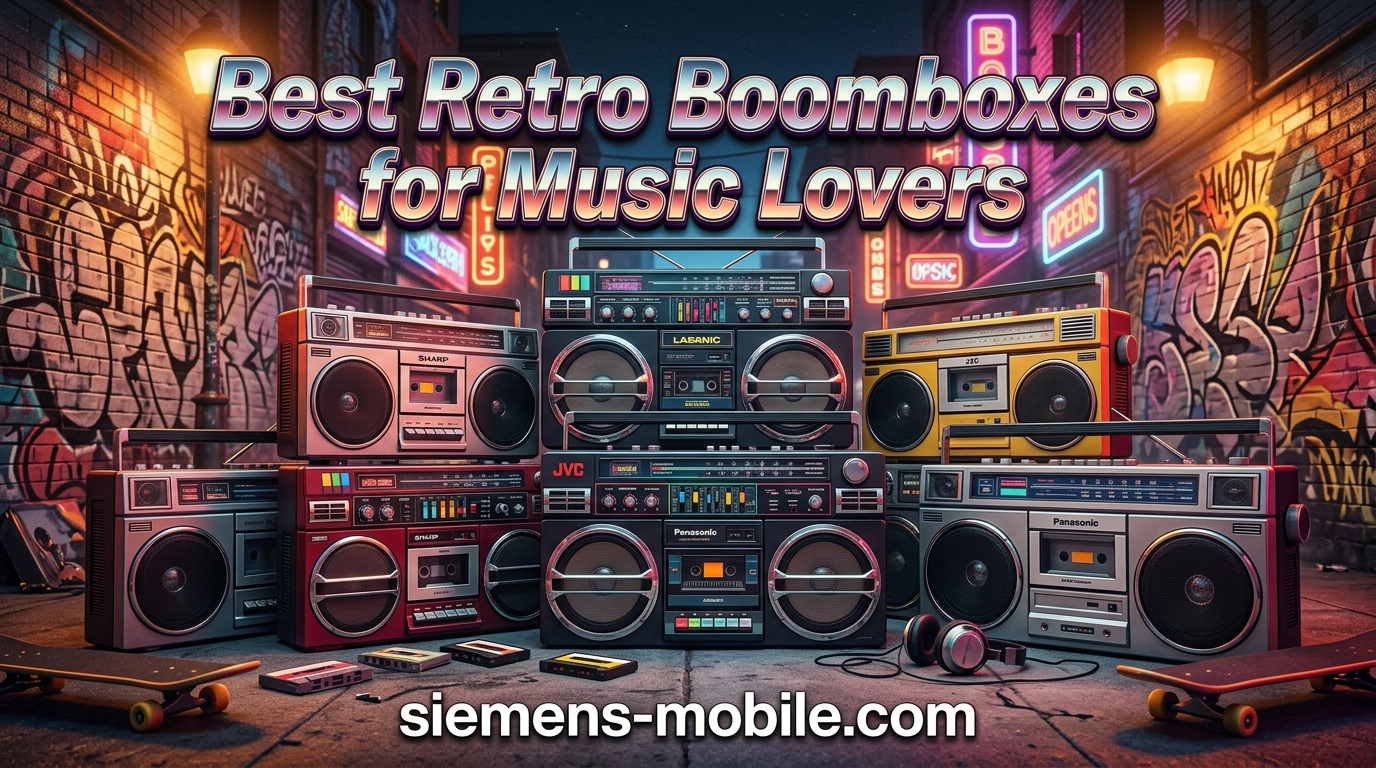 Best Retro Boomboxes for Music Lovers