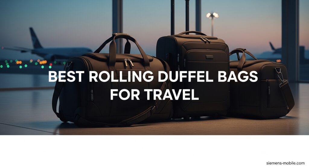 Best Rolling Duffel Bags for Travel