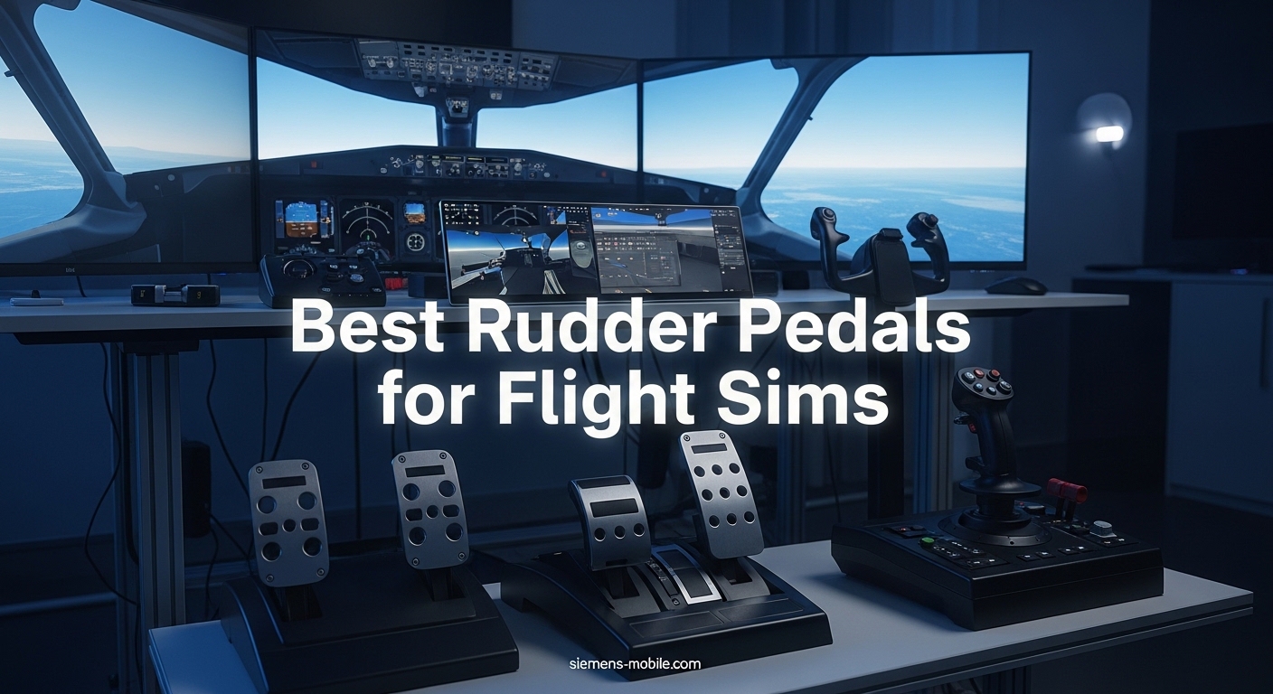 Best Rudder Pedals for Flight Sims