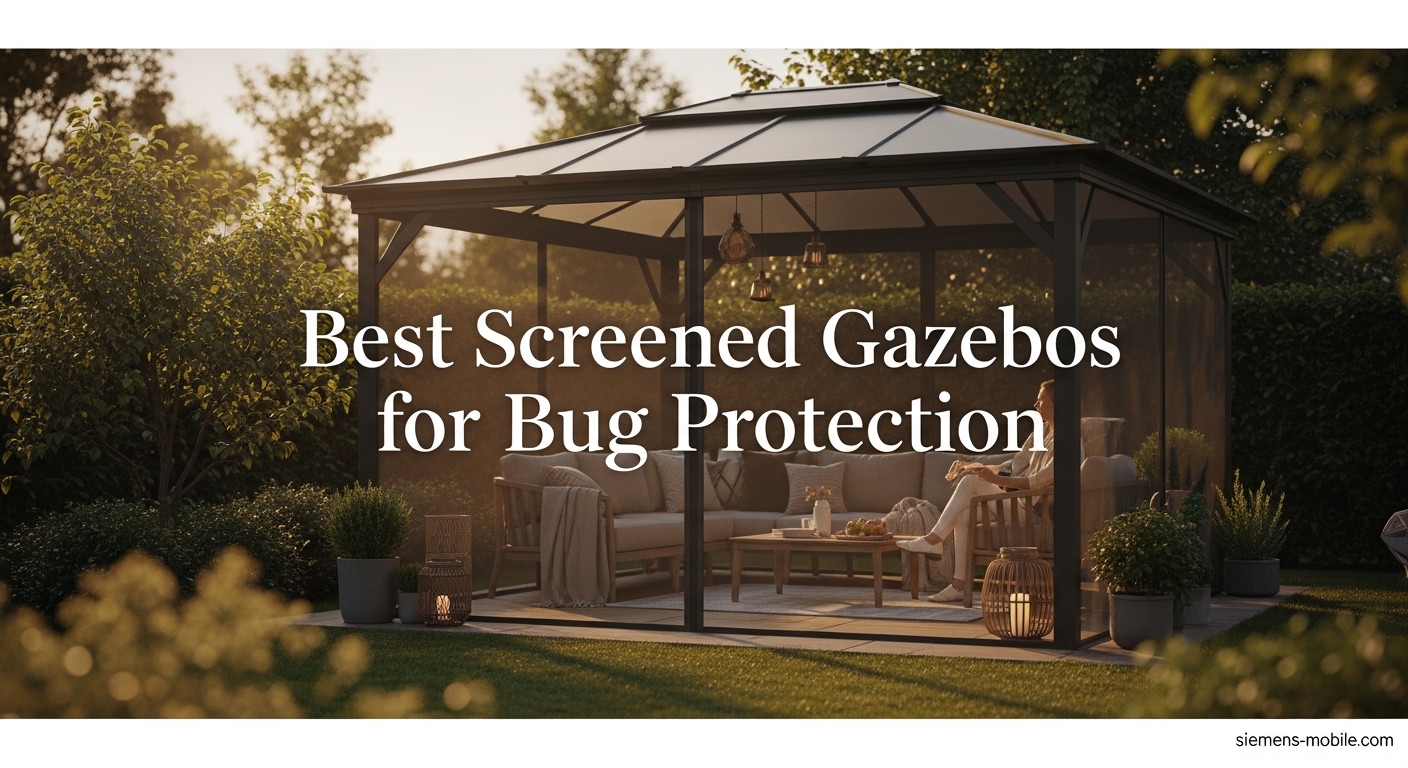Best Screened Gazebos for Bug Protection