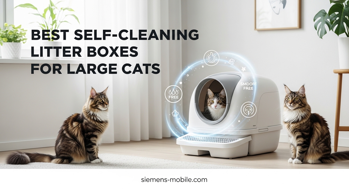 Best Self-Cleaning Litter Boxes for Large Cats