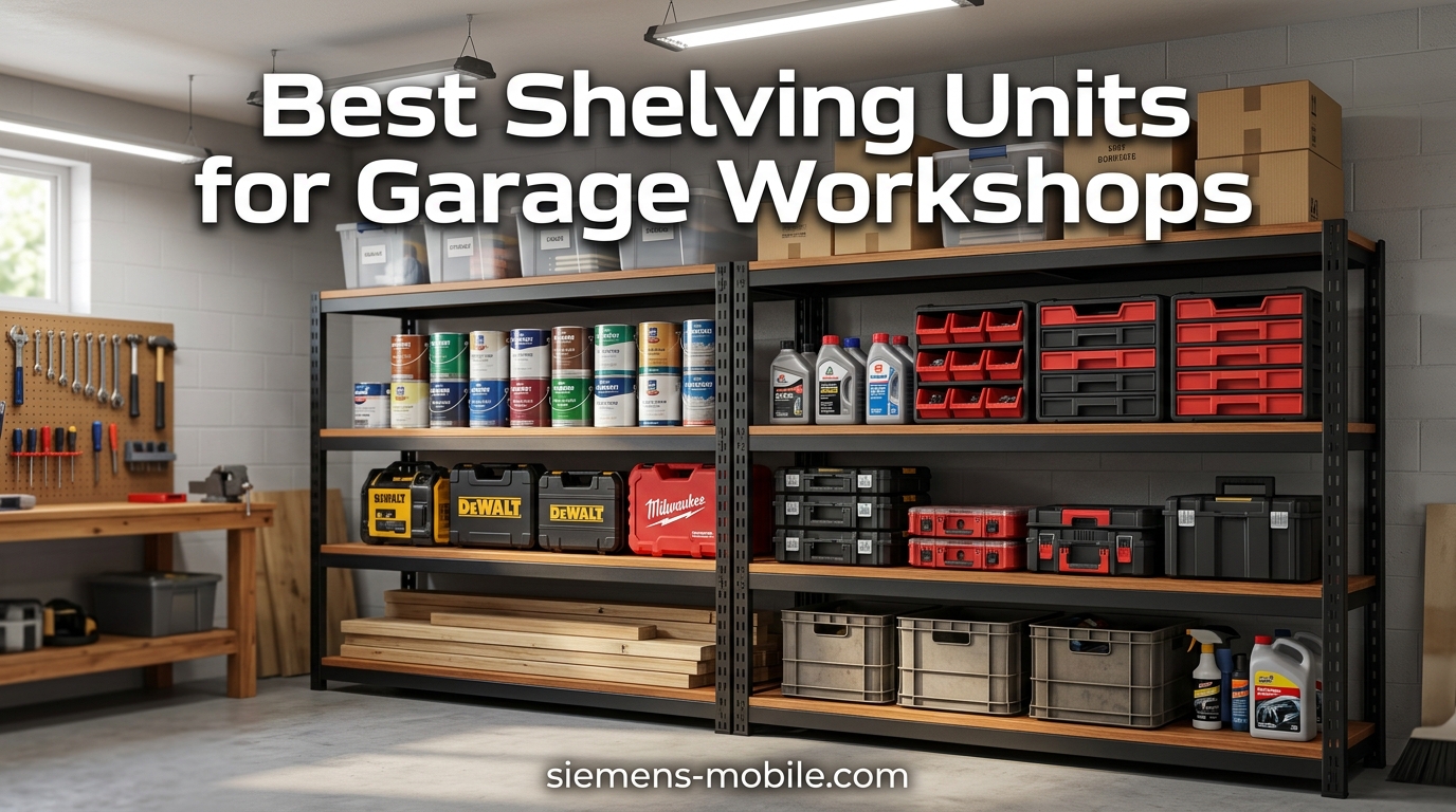 Best Shelving Units for Garage Workshops