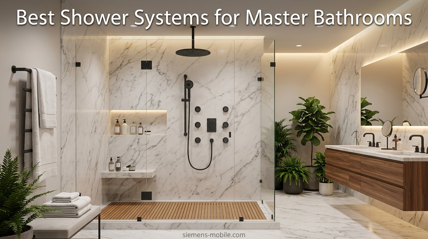 Best Shower Systems for Master Bathrooms